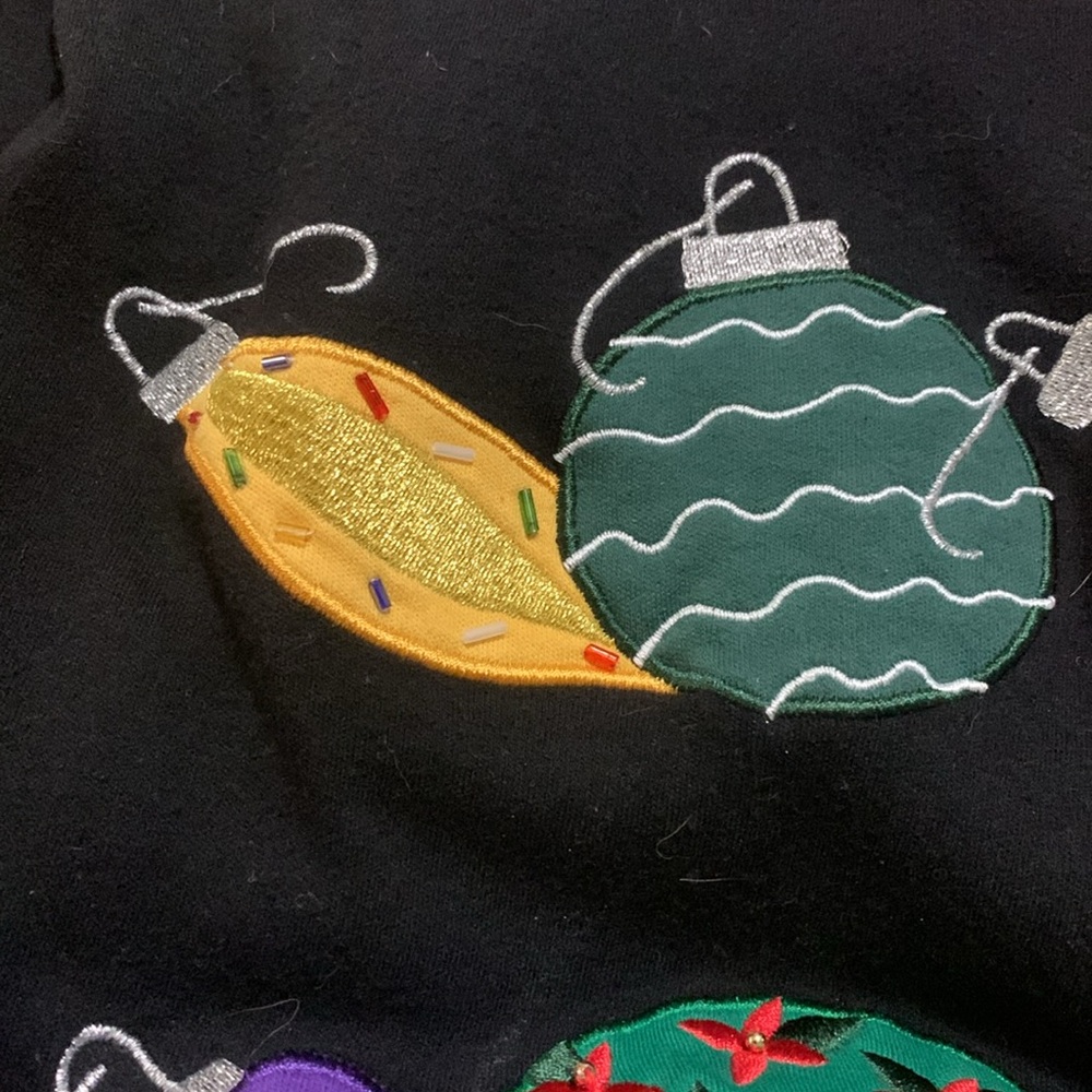 BECHAMEL women’s size PP embroidered Christmas shirt - Picture 5 of 11